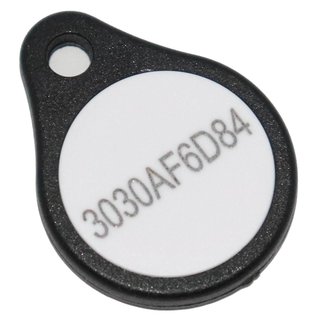 CODATEX Transponder Schlüsselanhänger, Ausführung Standard, Laser-beschriftet mit Transponder-Nummer